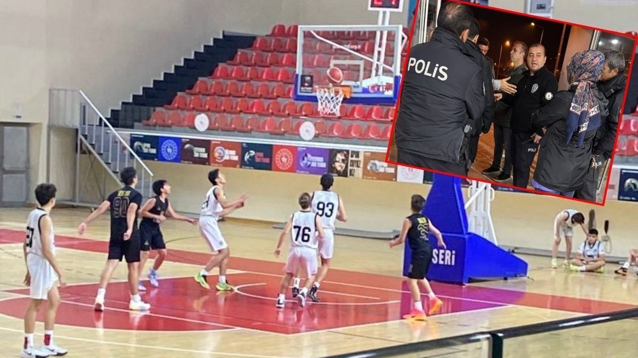 Kolejli çocukların basket maçında paspas kavgası: Veliler karakolluk oldu!