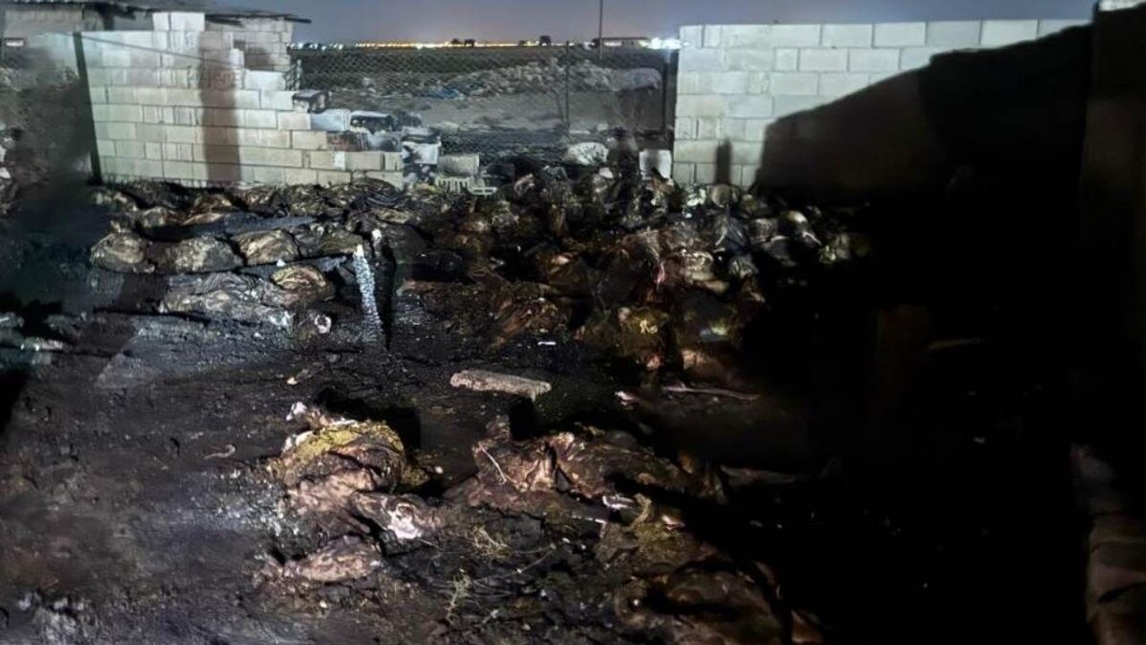 Niğde Kemerhisar’da ahır yangını: 170 küçükbaş hayvan telef oldu!