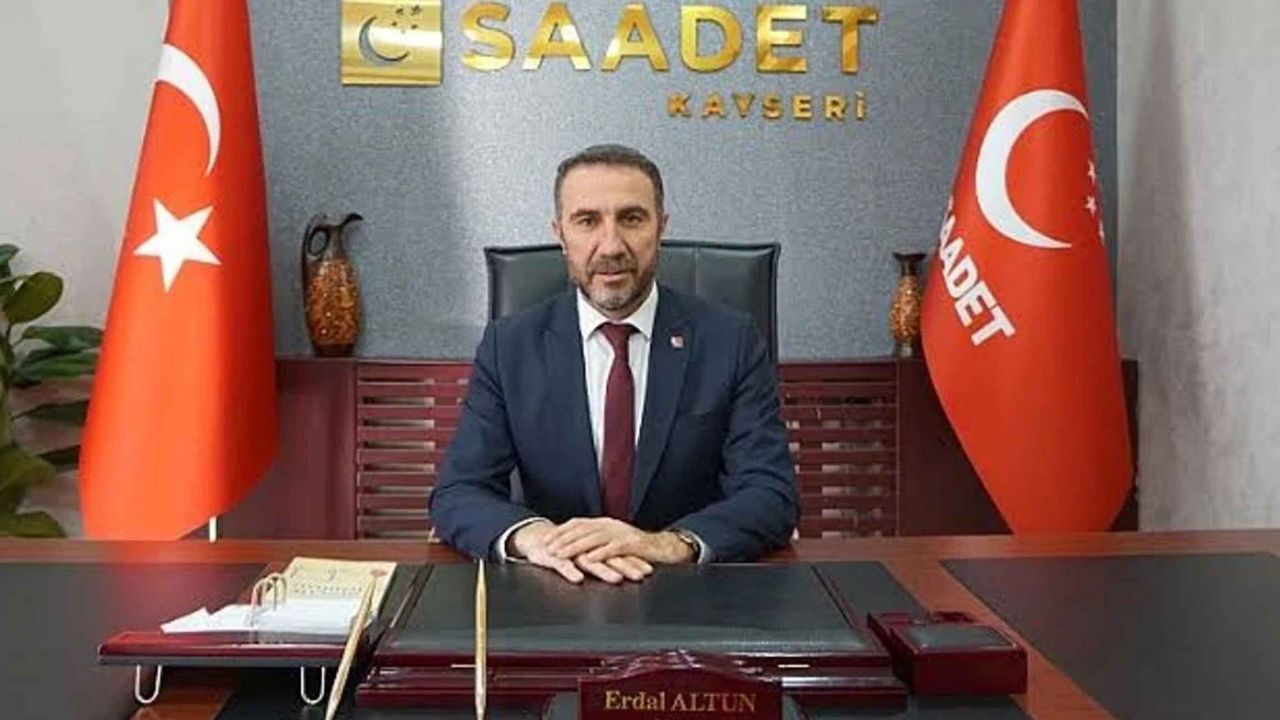Saadet Partili Erdal Altun: ‘Gazze ümmetin onurudur’