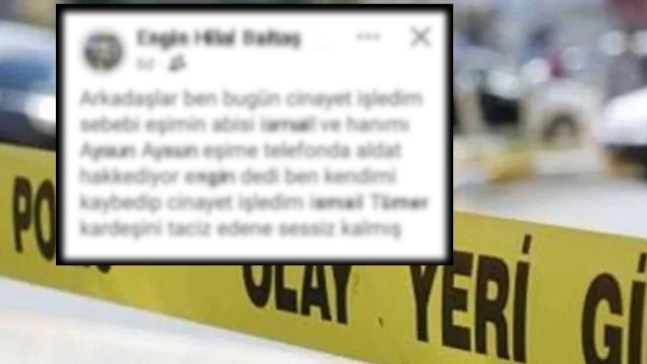 Eşini katlettiğini sosyal medya hesabından itiraf etti!