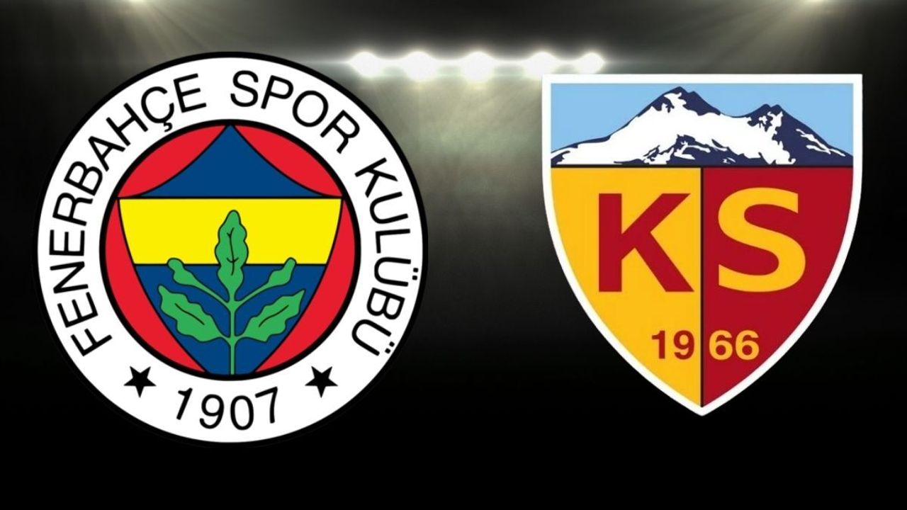 Fenerbahçe Kayserispor maçı saat kaçta? Hangi kanalda?