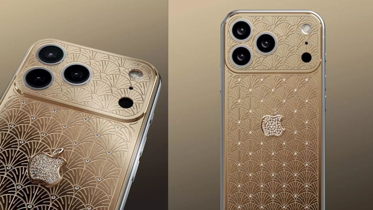 Sadece 3 tane üretilecek! 18 ayar altın ve pırlantayla süslenen İPhone özel seri