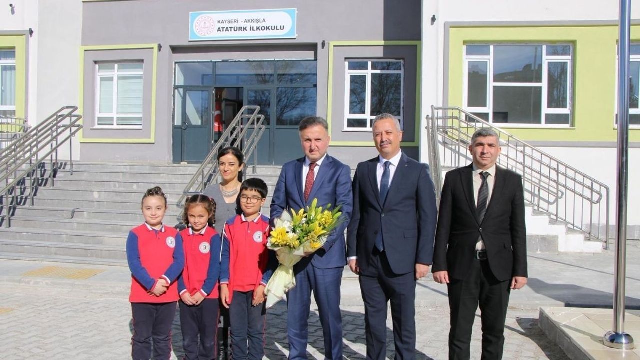 Kayseri İl Milli Eğitim Müdürü Esen’den Akkışla’da eğitim ziyaretleri