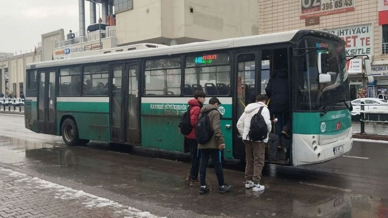 Kayseri’de otobüs sefer saatleri ve güzergâhları değişti