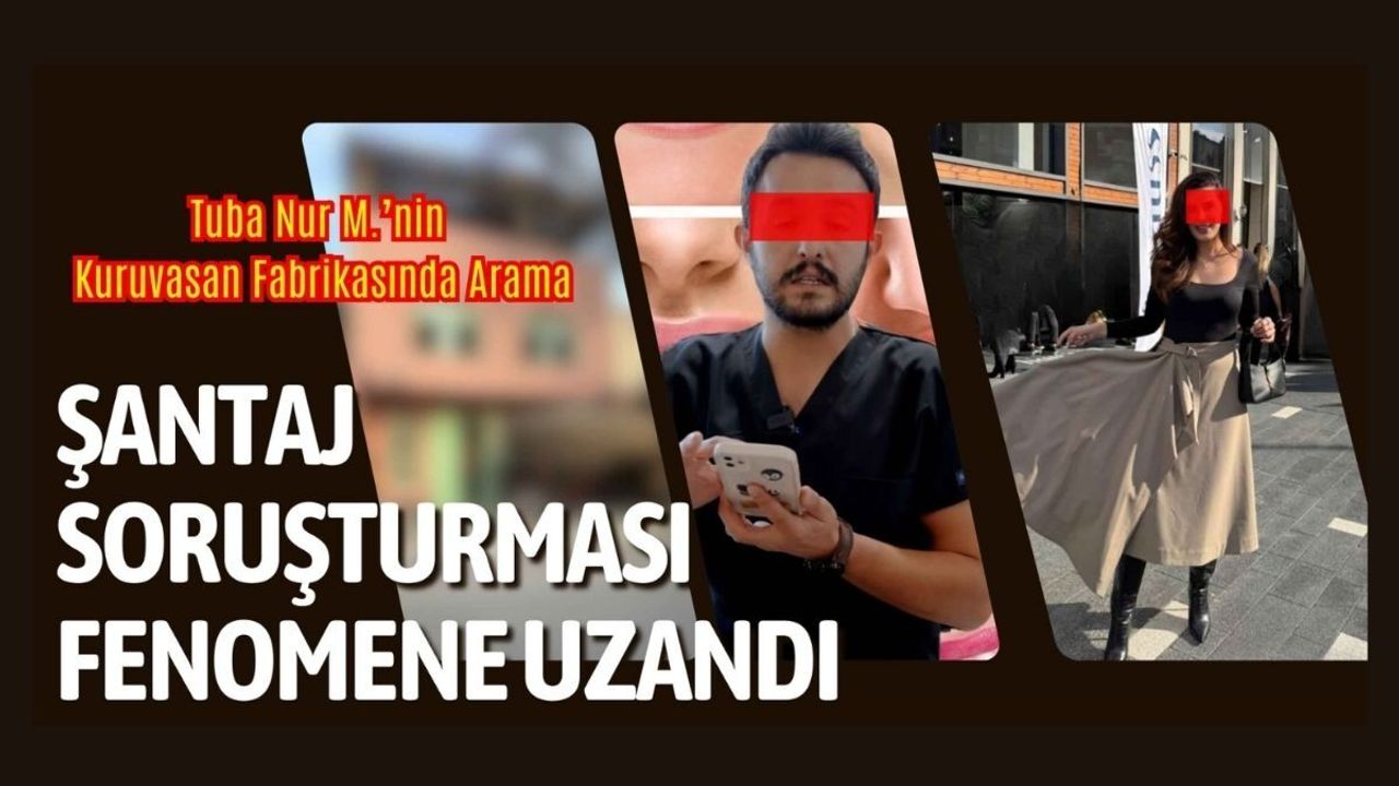 Kayseri'de şantaj soruşturması fenomene uzandı: Tuba Nur M.’nin kuruvasan fabrikasında arama!
