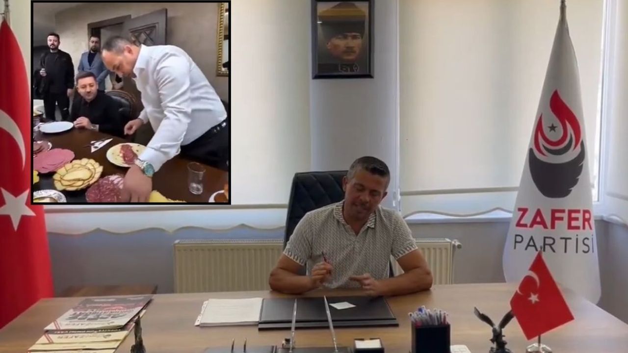 Zafer Partili il başkanından Nevşehir Belediye Başkanı Rasim Arı’ya ‘kahvaltı’ göndermesi!