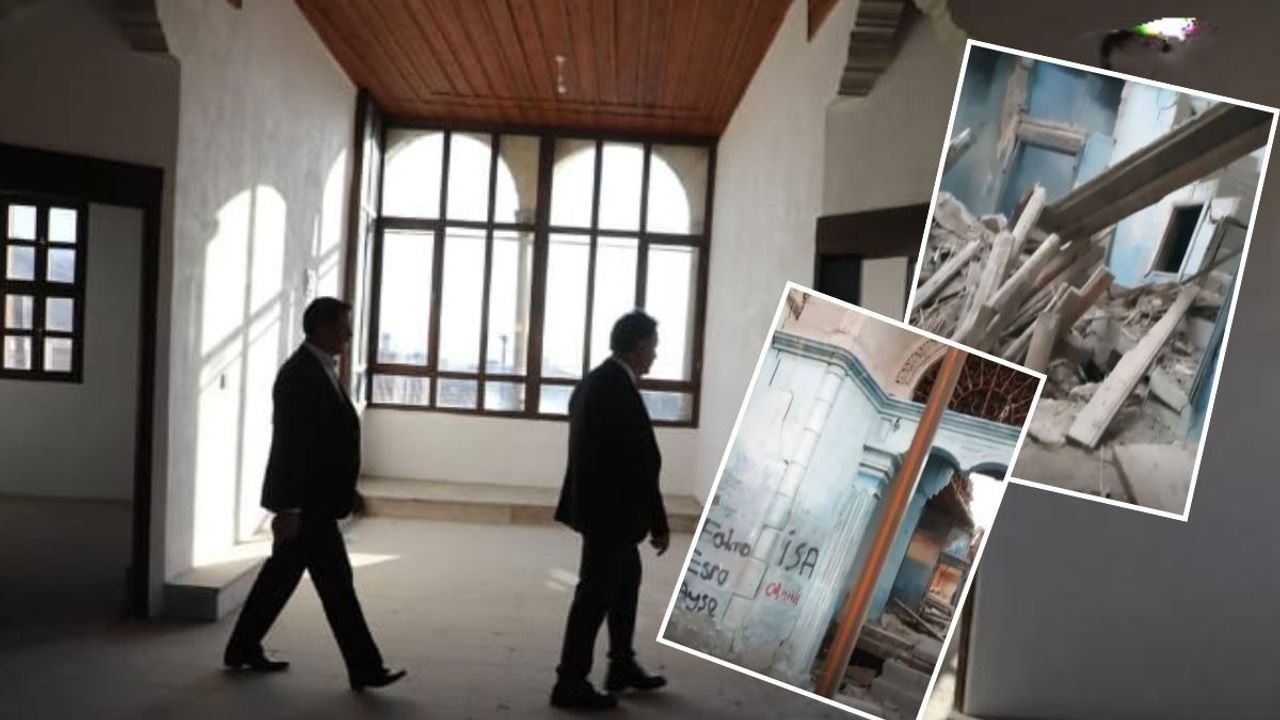 Bir dönem son haliyle üzmüştü! Kayseri’deki görkemli konakta büyük dönüşüm