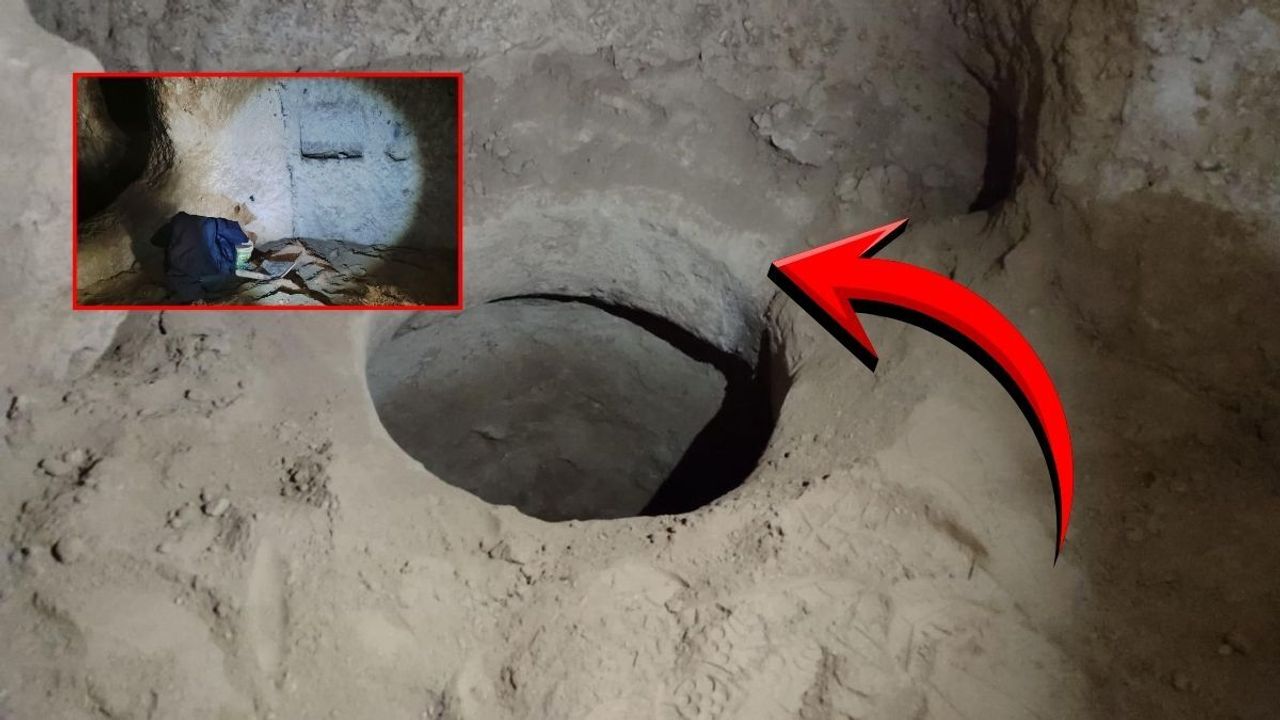 Nevşehir Cami Kebir Mahallesi'nde şaşırtan bulgu: Kaçak kazı yapılan alan yeraltı şehri çıktı