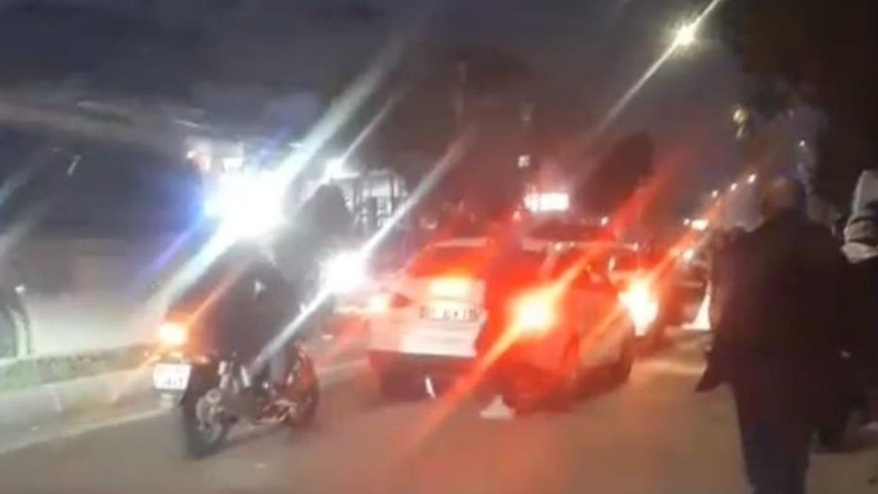 Motosiklet Kazasında 1 Kişi feci şekilde can verdi!