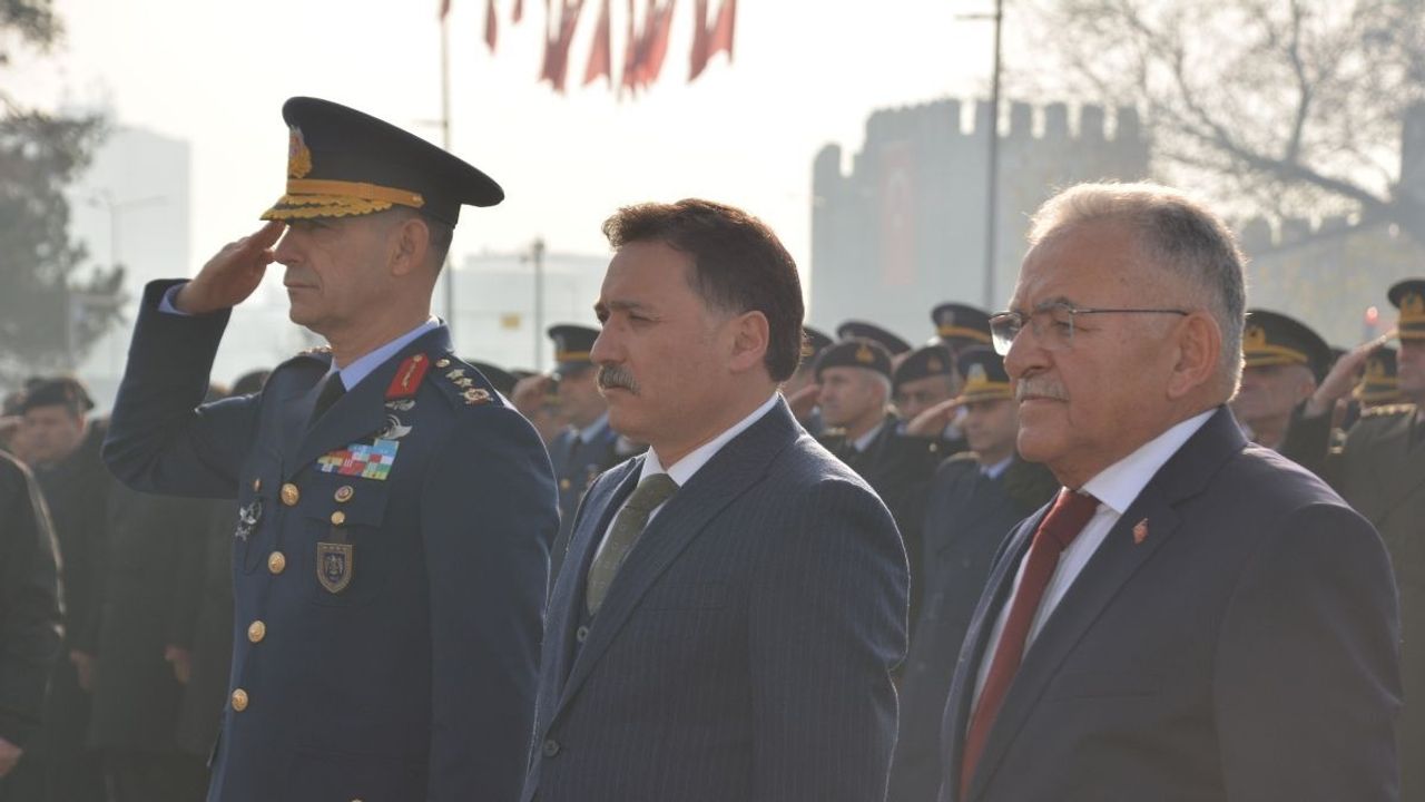 Atatürk o görevle Kayseri'ye ilk kez gelmişti: 106'ncı yılında Kayseri'de anıldı