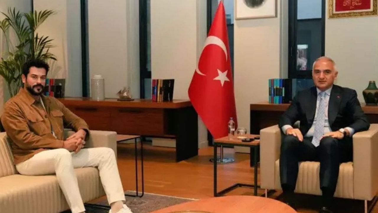 Burak Özçivit’ten Bakan Ersoy’a Ziyaret