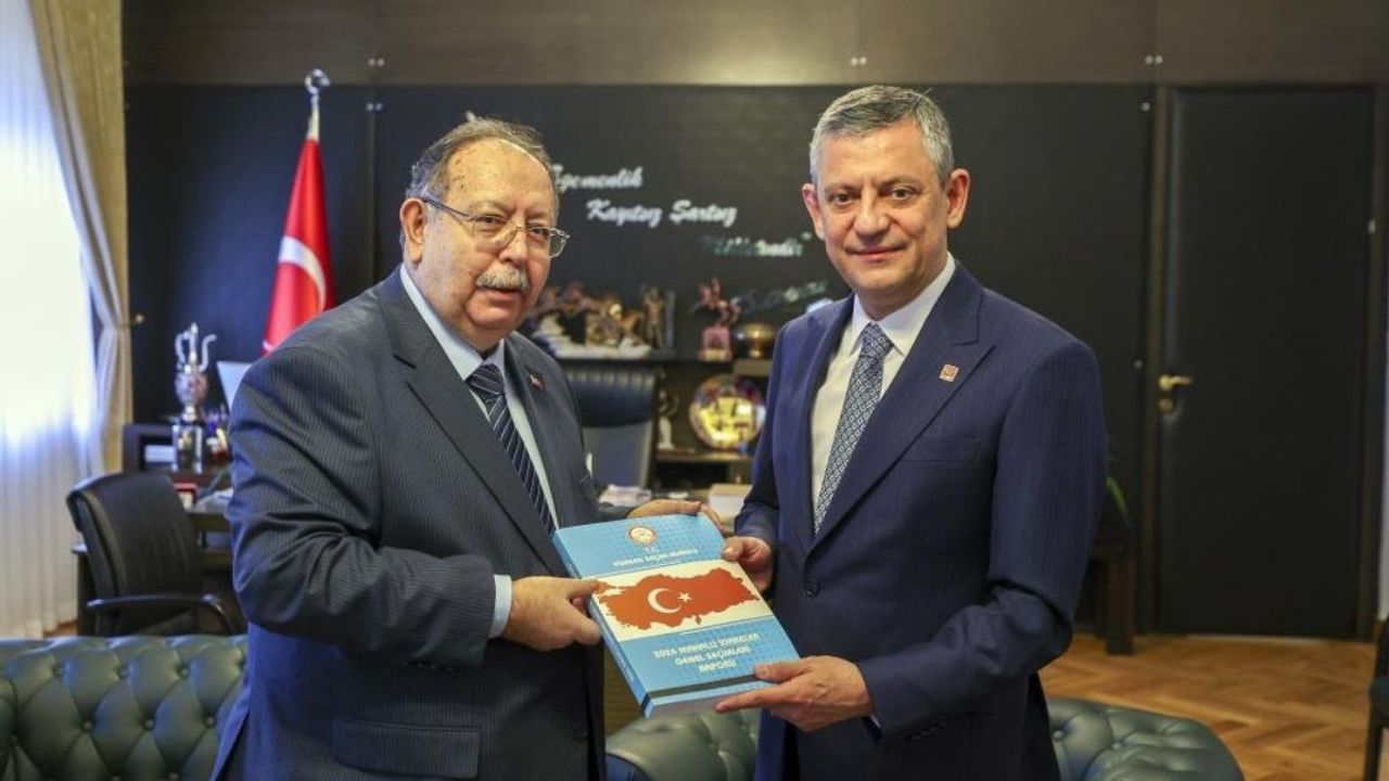 CHP Genel Başkanı Özgür Özel, YSK Başkanı Ahmet Yener ile görüştü