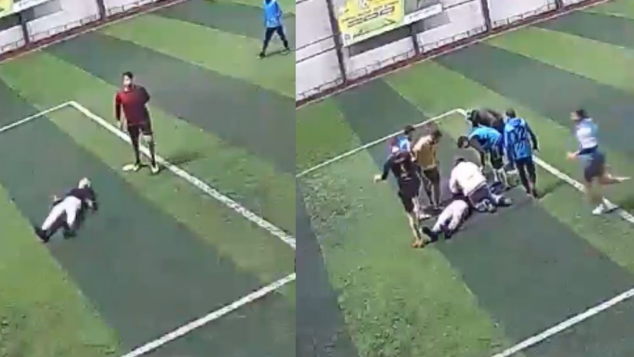 Halı sahada öldü! Maç sürerken yere yığıldı