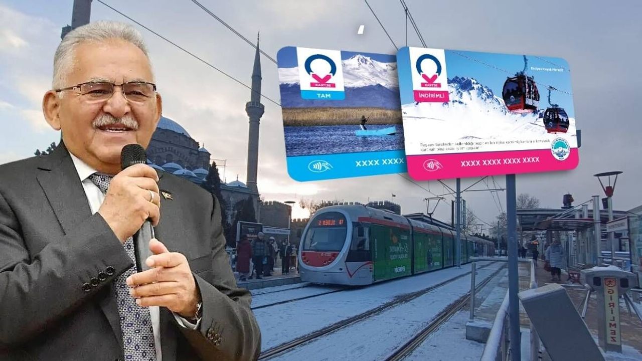 Kayseri’de öğrenciler toplu taşımayı bedava kullanıyor!