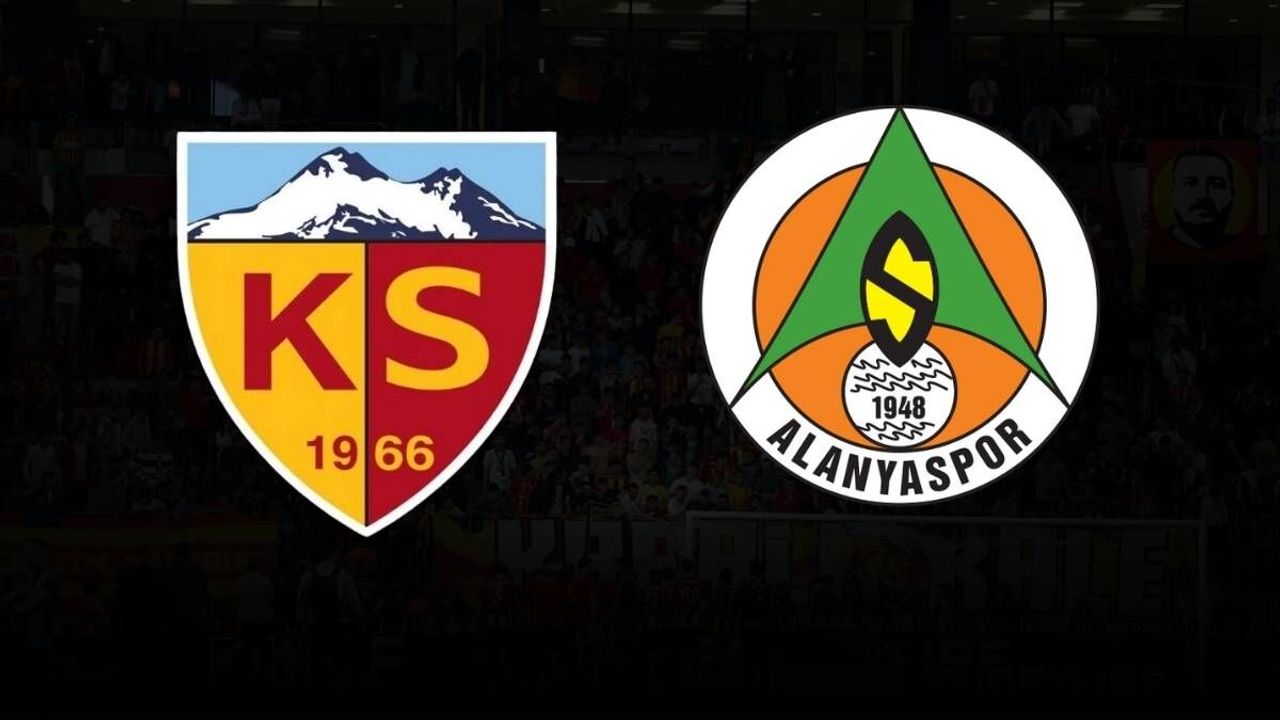 Kayserispor Alanyaspor maçı canlı anlatım