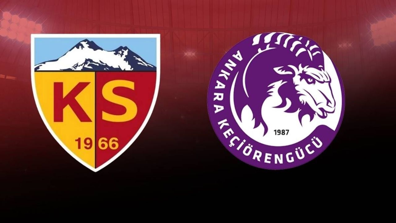 Kayserispor Ankara Keçiörengücü canlı anlatım