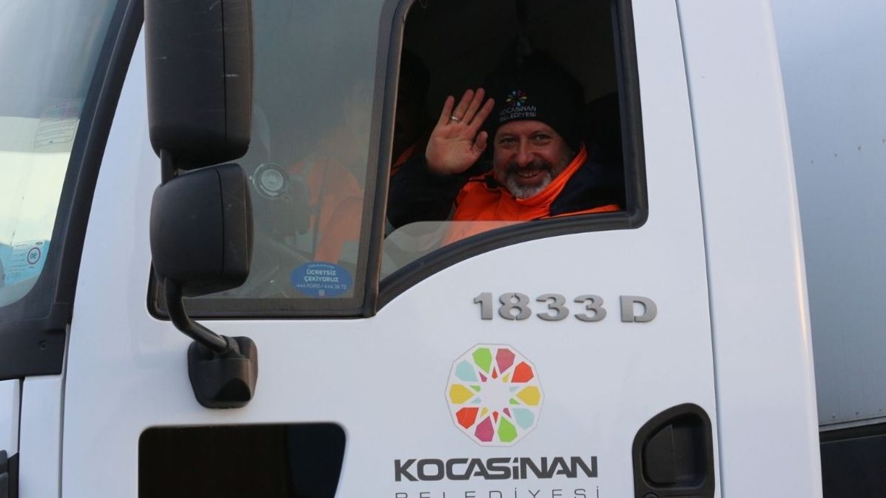 Kocasinan kar yağışına hazır! 5 bin 500 ton tuz depoda