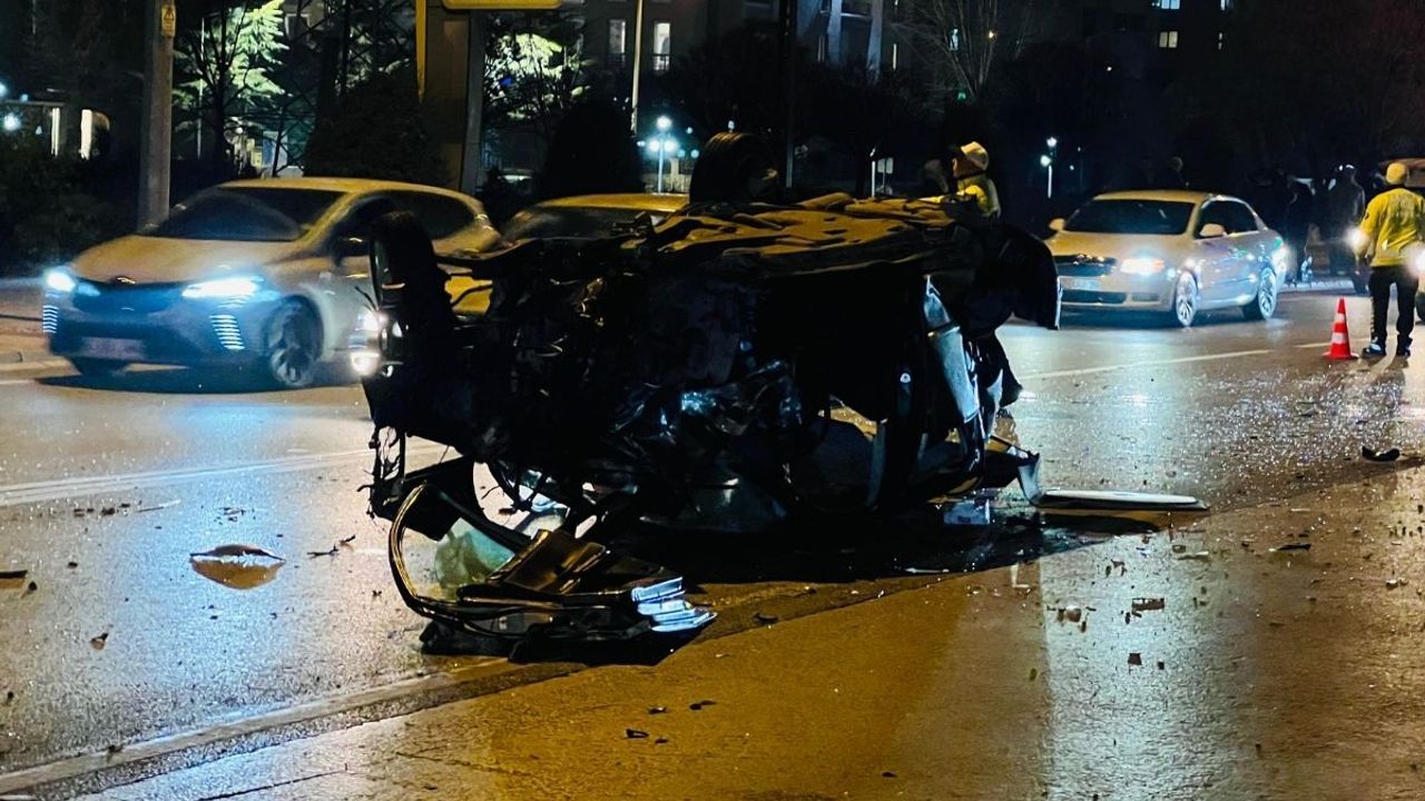 Konya’da otomobil takla attı! Yolcu yaşamını yitirdi