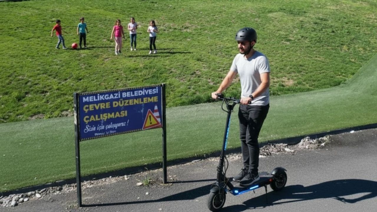 Kayseri halkı dikkat! Artık Kayseri'de her yerde scooter sürülmeyecek!