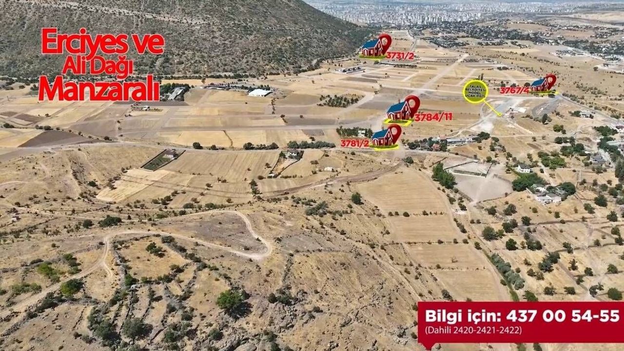 Talas'ta geri sayım başladı! Villa parsellerinde son gün yaklaşıyor