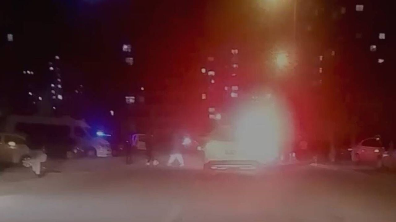 Kayseri’de dur ihtarını dinlemeyen şahıs polise çarptı