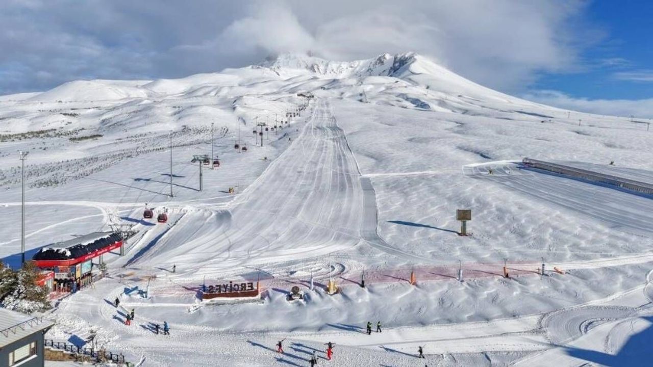 24 Ocak Cumartesi Erciyes’te hava nasıl olacak? Erciyes Kayak Merkezi’nde hangi pistler açık?