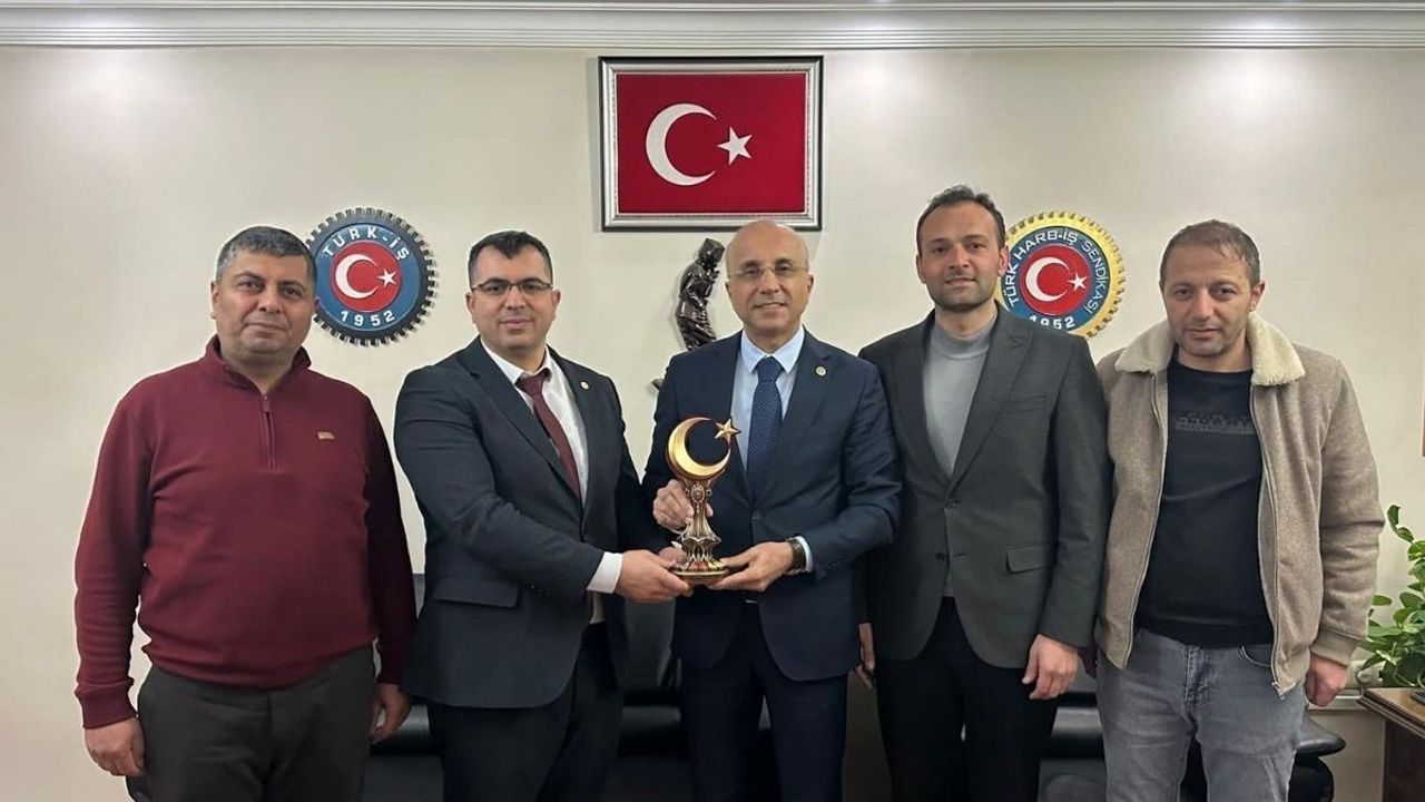 Aşkın Genç, Harb-İş Sendikası Kayseri şubesi ile bir araya geldi