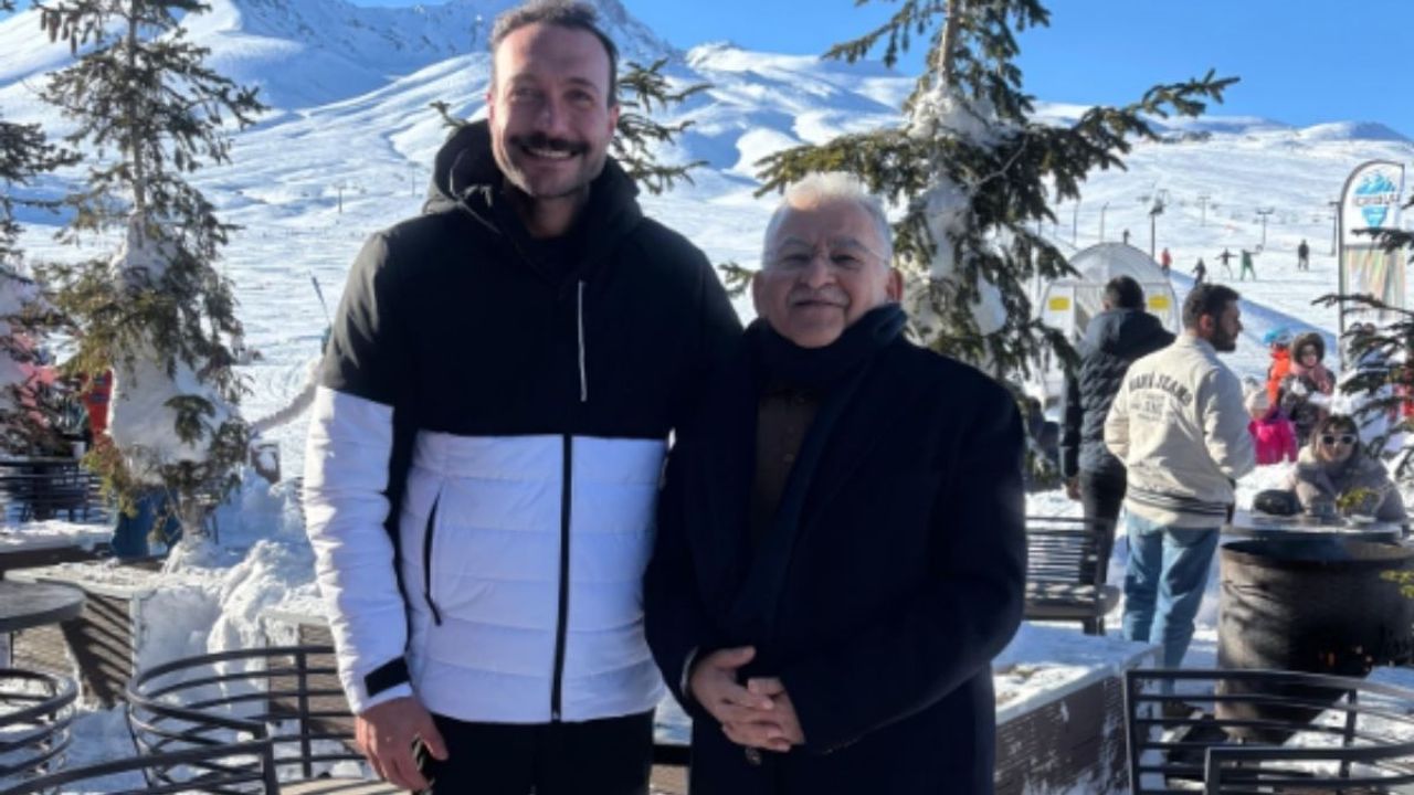 Başkan Büyükkılıç, Eşref Rüya’nın Kadir’iyle Erciyes’te karşılaştı
