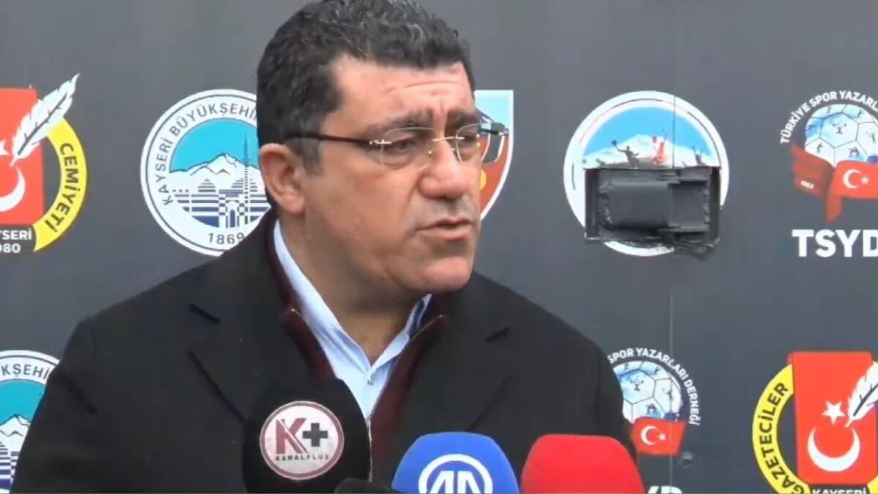 Kayserispor Başkanı Nurettin Açıkalın Başakşehir maçının ardından konuştu