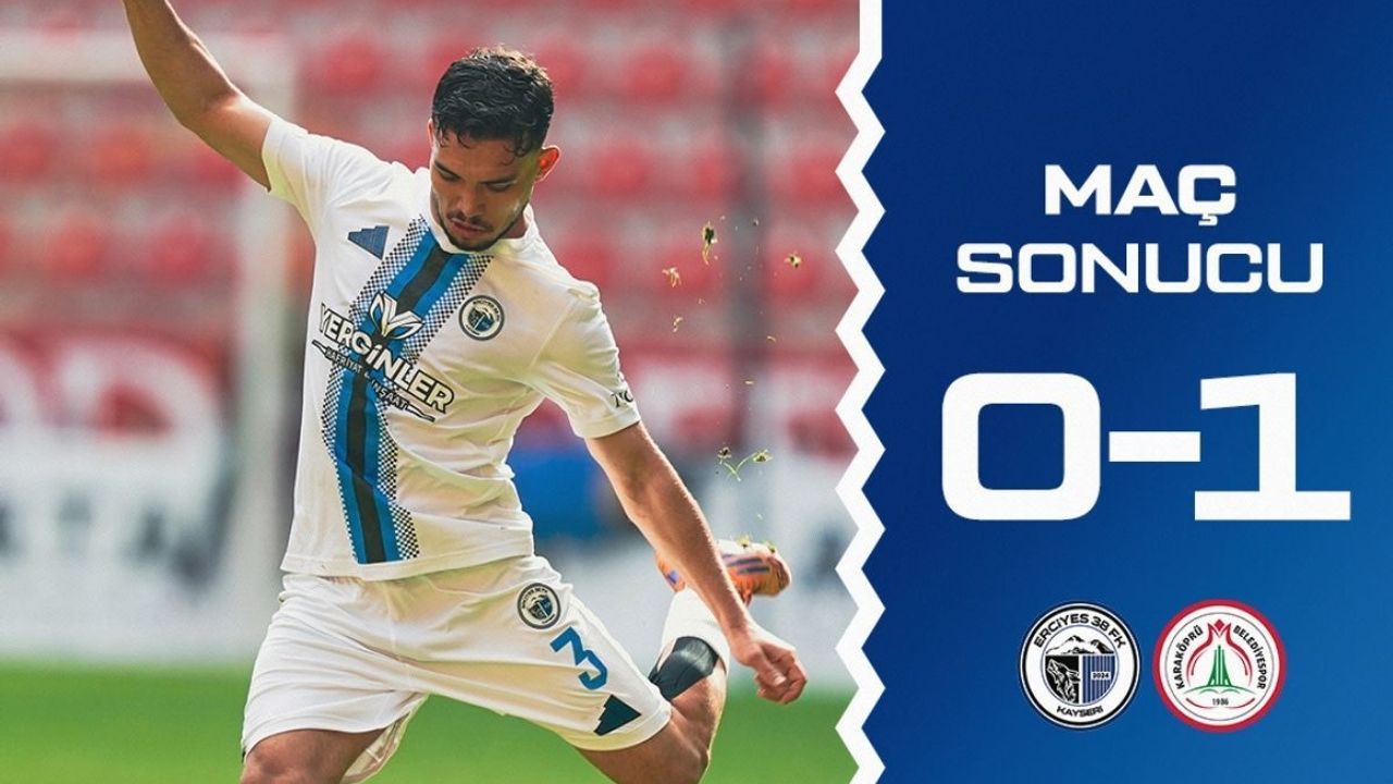 Erciyes 38 FK Karaköprü Belediyespor’a kaybetti