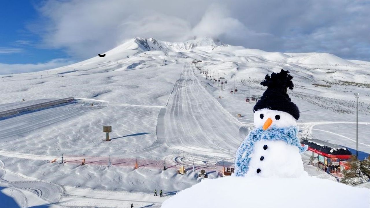 Erciyes'e kar yağacak mı? Kar kalınlığı kritik seviyelerde!