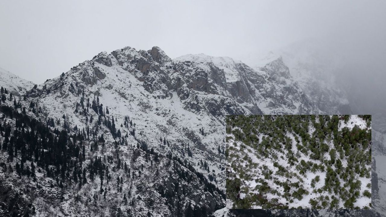 Kayseri Aladağlar’da nefes kesen değişim! Dron kamerasına böyle yansıdı