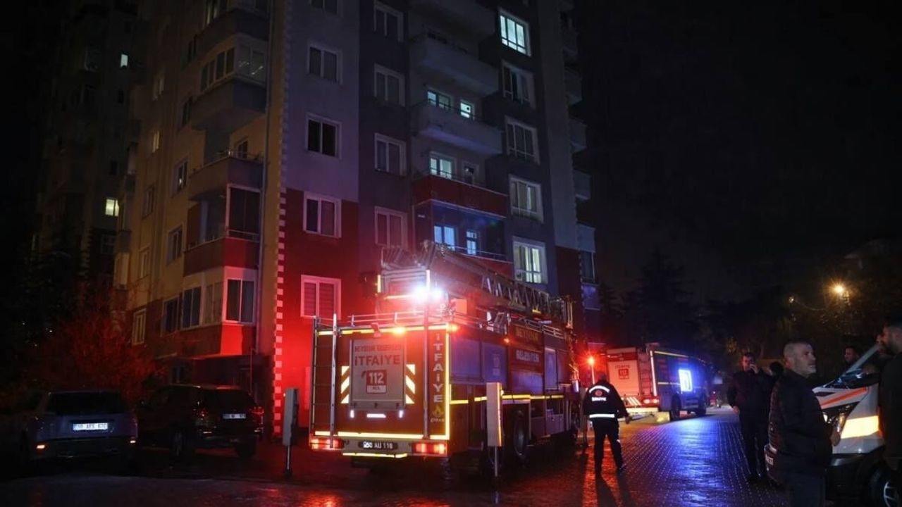 Nevşehir'de tüp doldurmaya çalışırken evi yaktı!