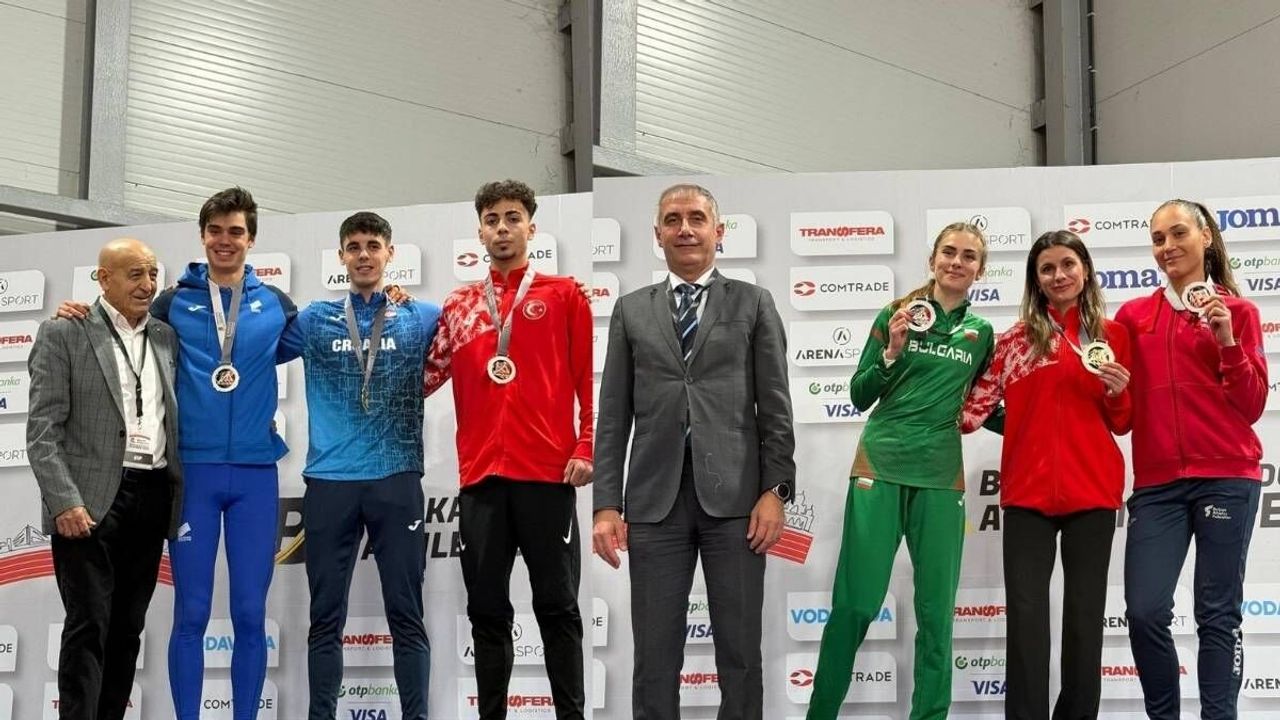 Balkan Salon Atletizm Şampiyonası’na Kayserili sporcular damga vurdu