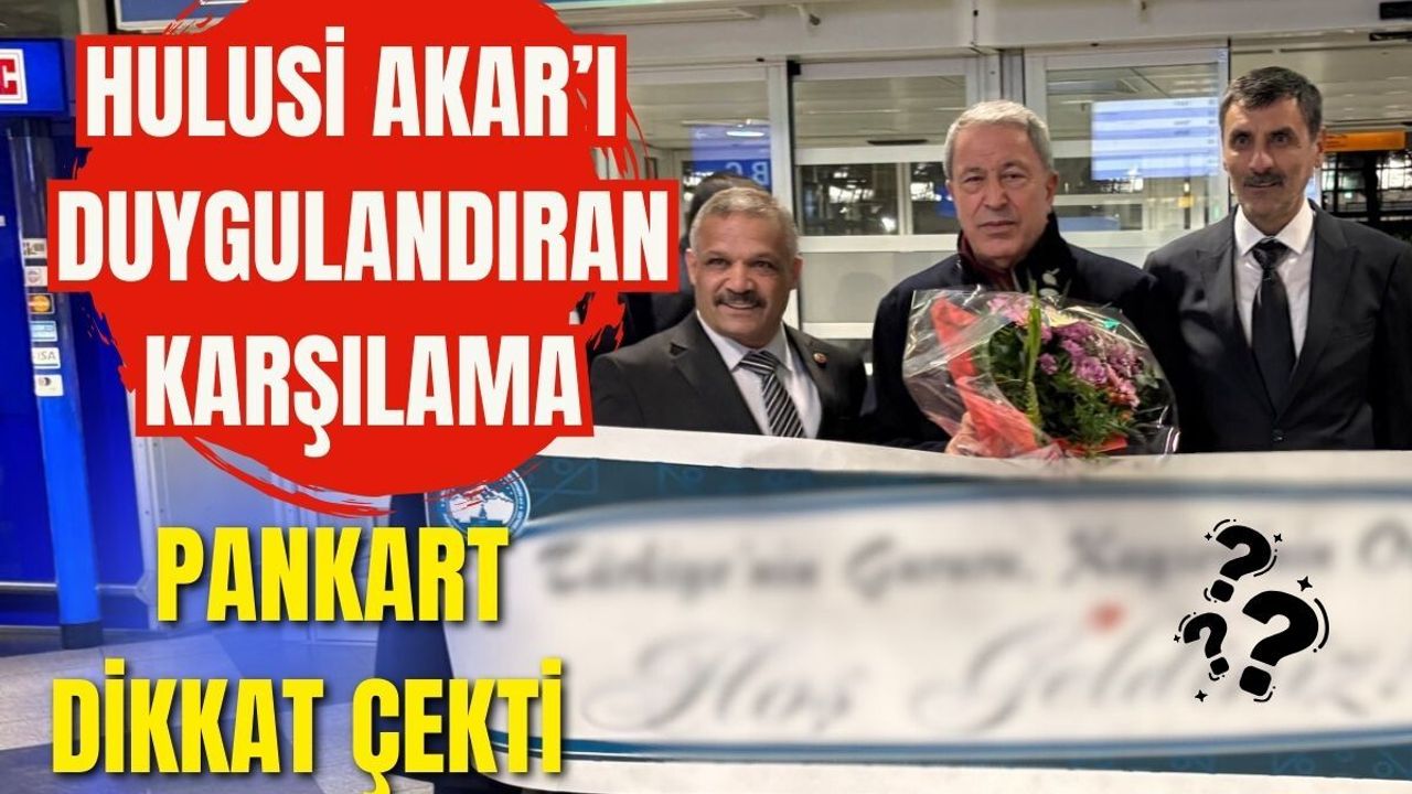 Avrupa'daki Kayserililerden Hulusi Akar'ı duygulandıran karşılama: Münih'te dikkat çeken konferans