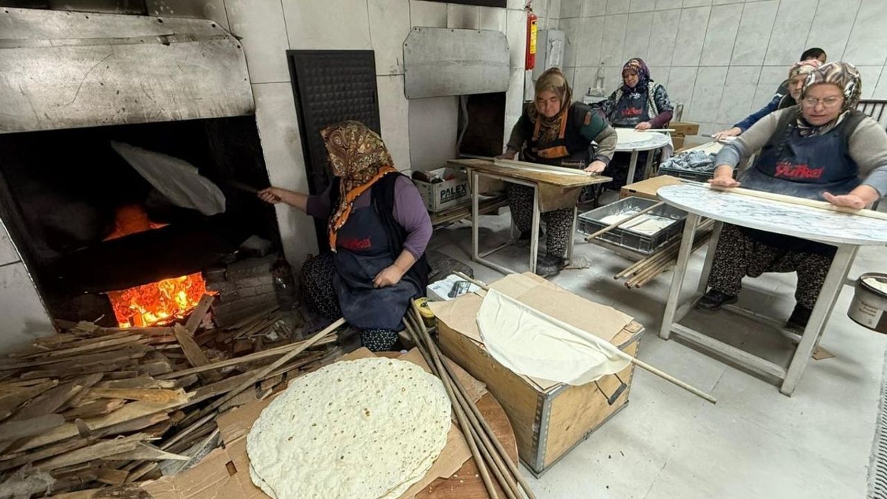 Kayseri İncesu Belediyesi yufka tesisinde aylık 25 bin üretim