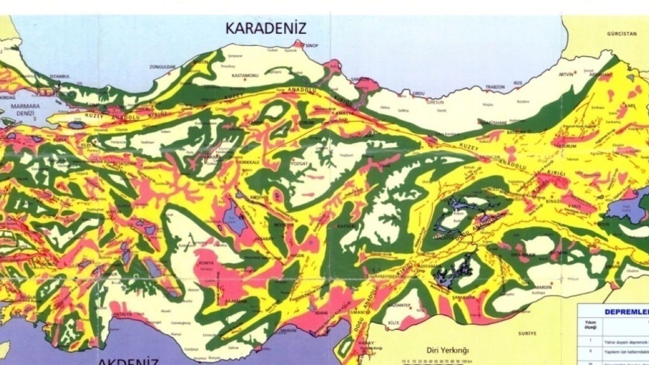 Türkiye’nin deprem haritası açıklandı: Kayseri risk altında mı?