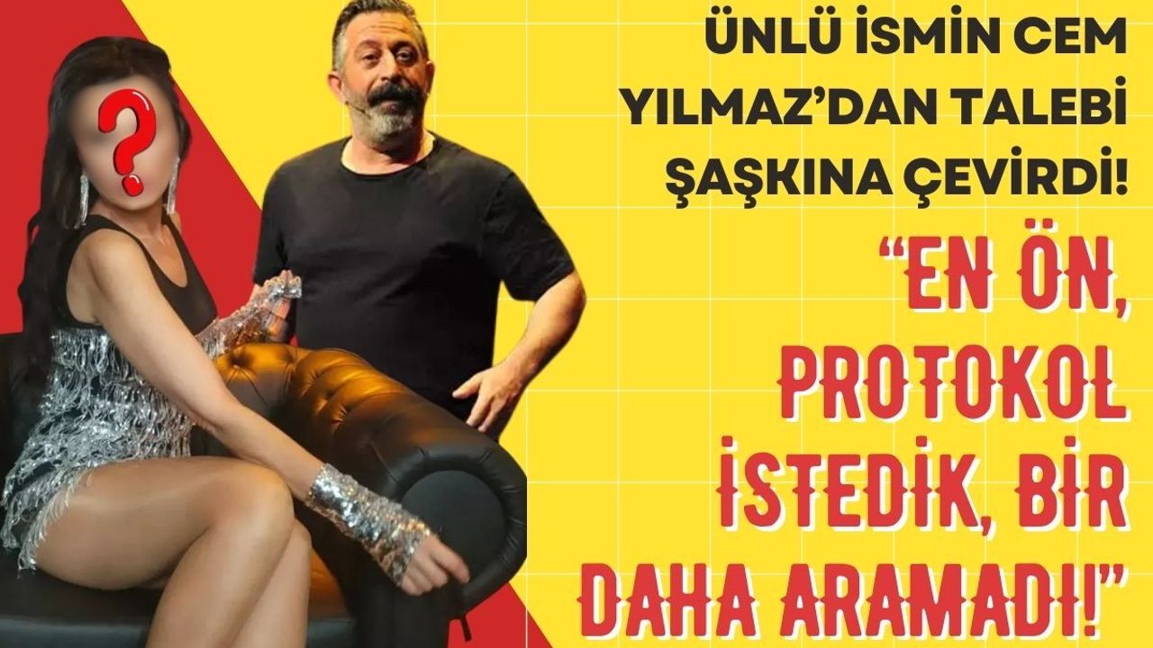 Ünlü isim Cem Yılmaz'a 'en ön protokol olsun' dedi! Telefonu bir daha çalmadı