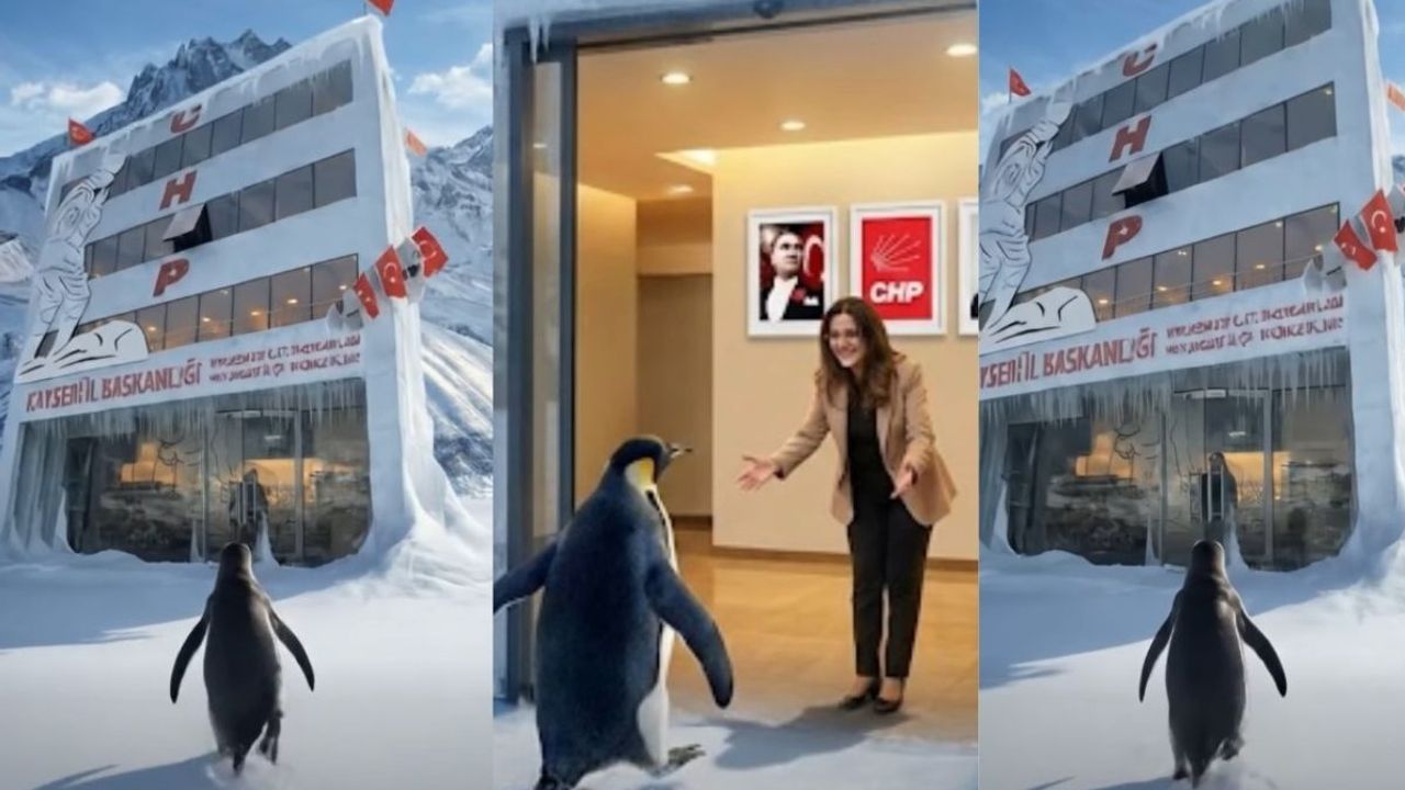 Penguen akımı geçti! CHP Kayseri yeni fark etti