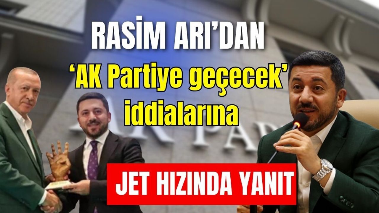 Nevşehir Belediye Başkanı Rasim Arı'dan AK Parti’ye geçecek iddialarına yanıt