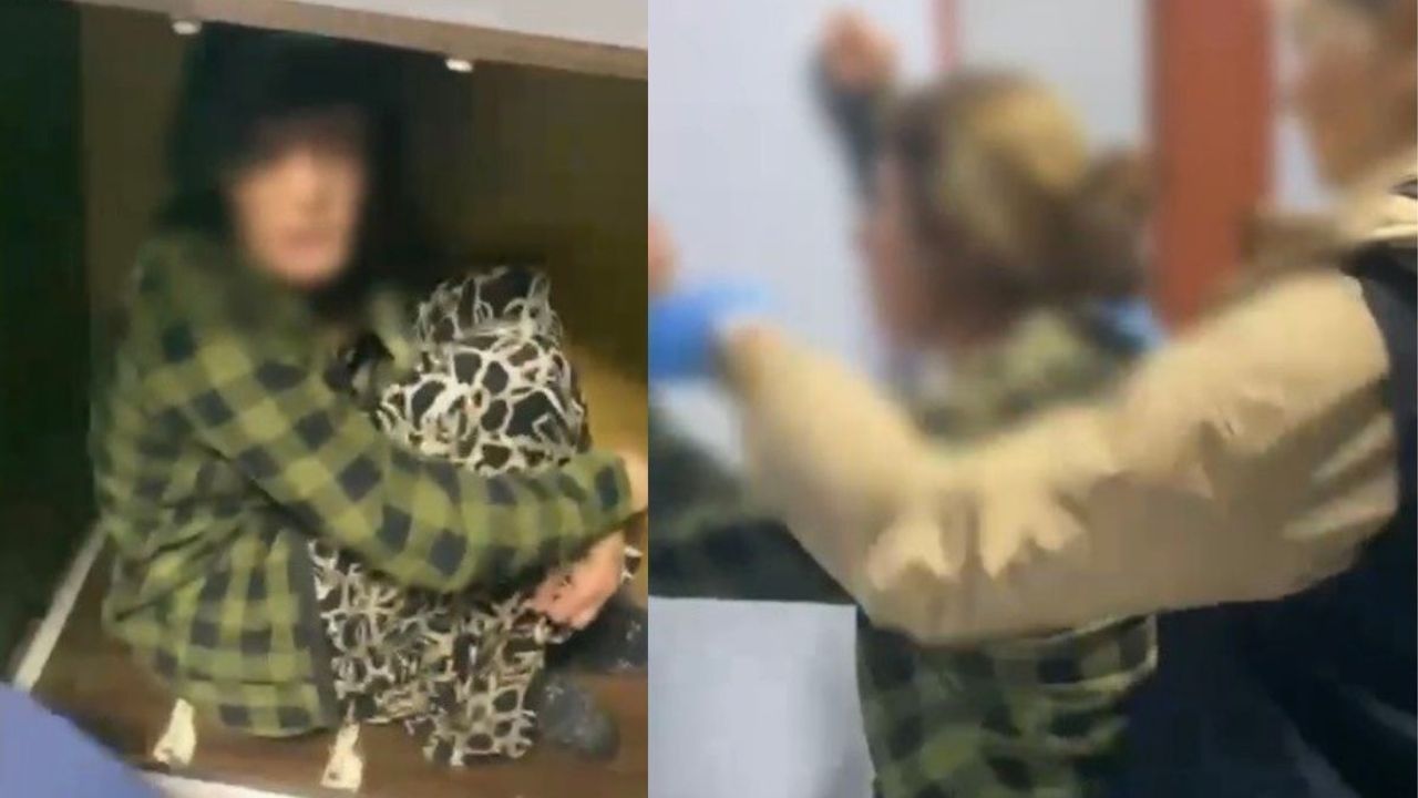 Adana’daki hırsızlık şüphelisi dolapta yakalandı!