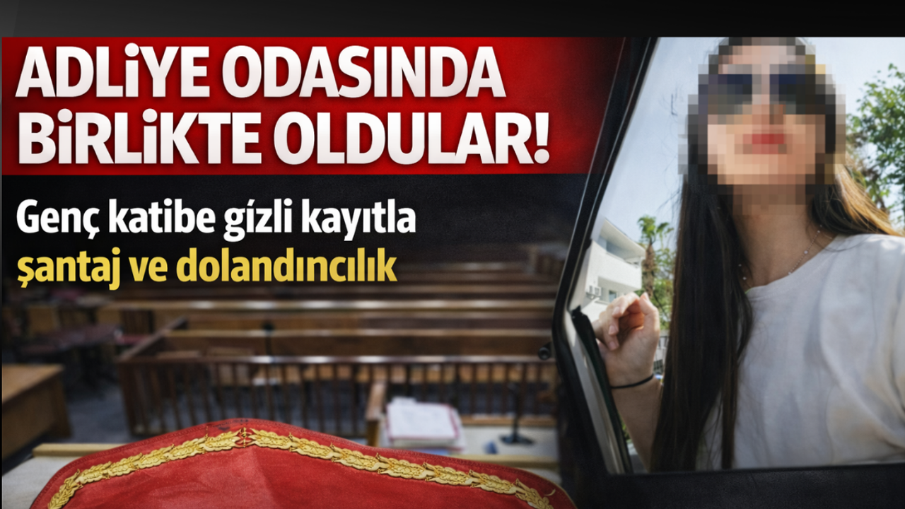 Adliye odasında birlikte oldular! Gizli kayıt ve 232 bin tl şoku