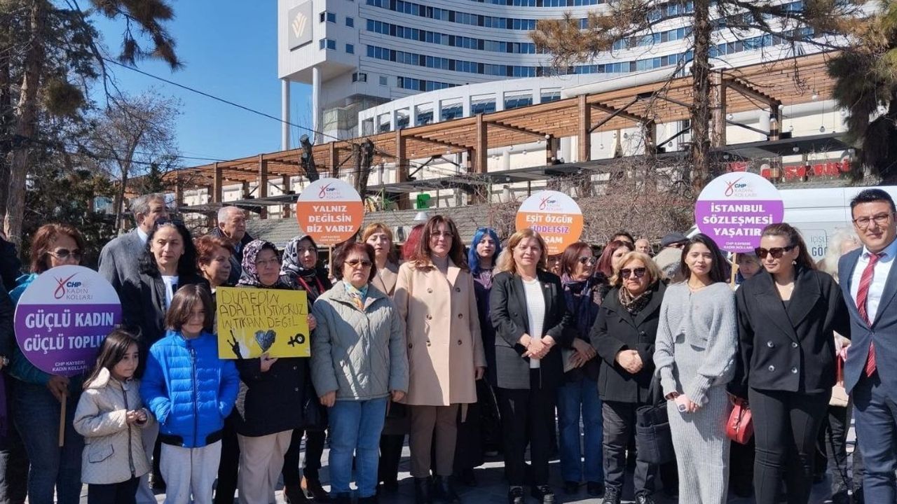 CHP Kayseri Kadın Kolları Başkanı Molu: Haklarımızdan vazgeçmiyoruz