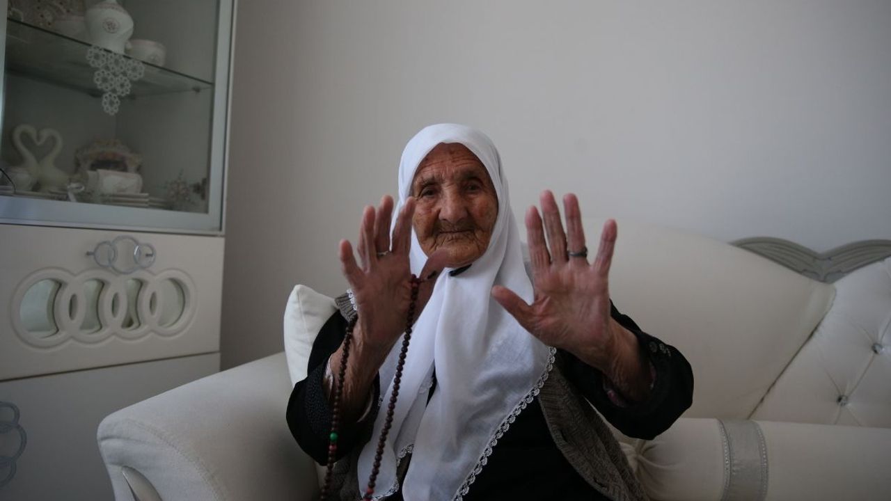 Kayseri’nin 110 yaşındaki nenesinden gençlere sağlıklı yaşam tavsiyesi!