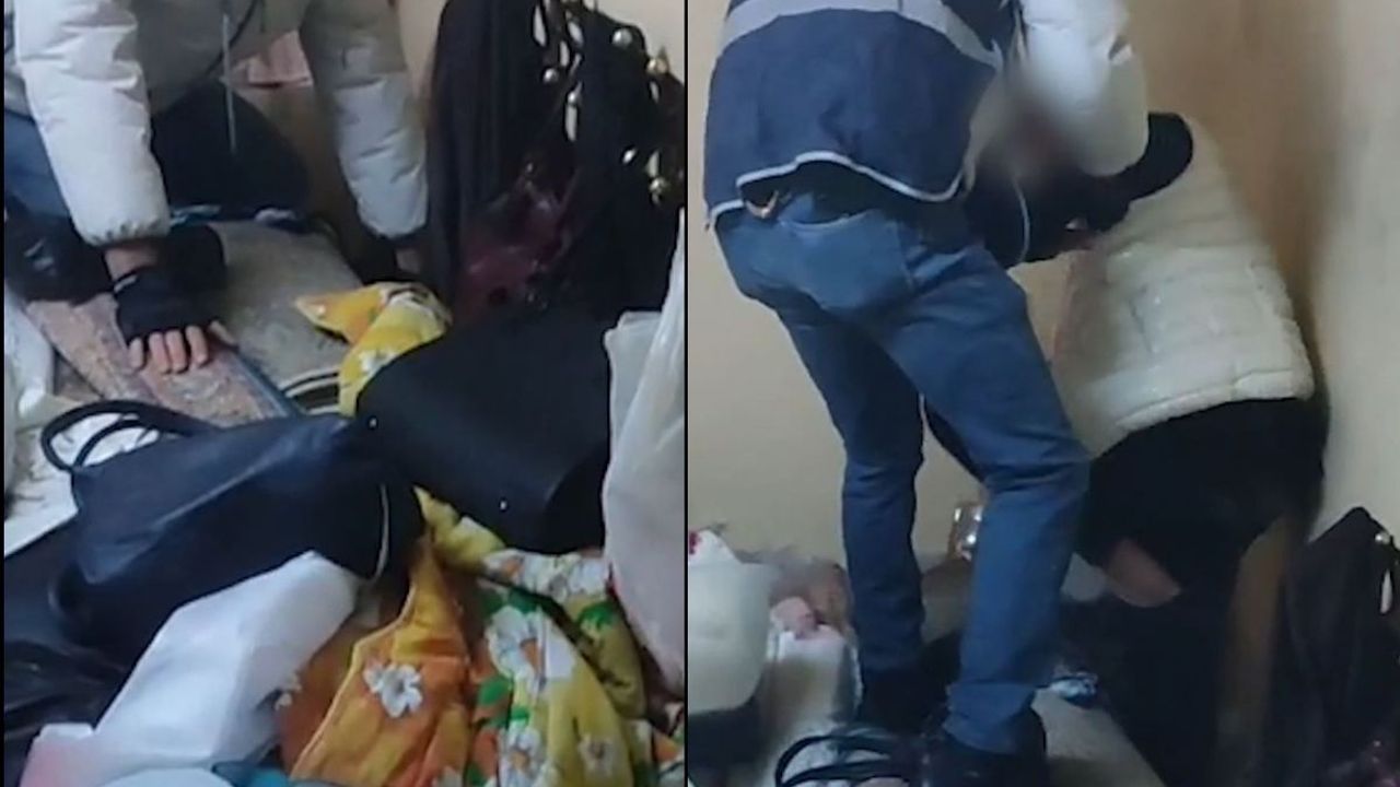 Kayseri’de nitelikli cinsel istismar suçundan aranıyordu: Evde halıların arasında bulundu