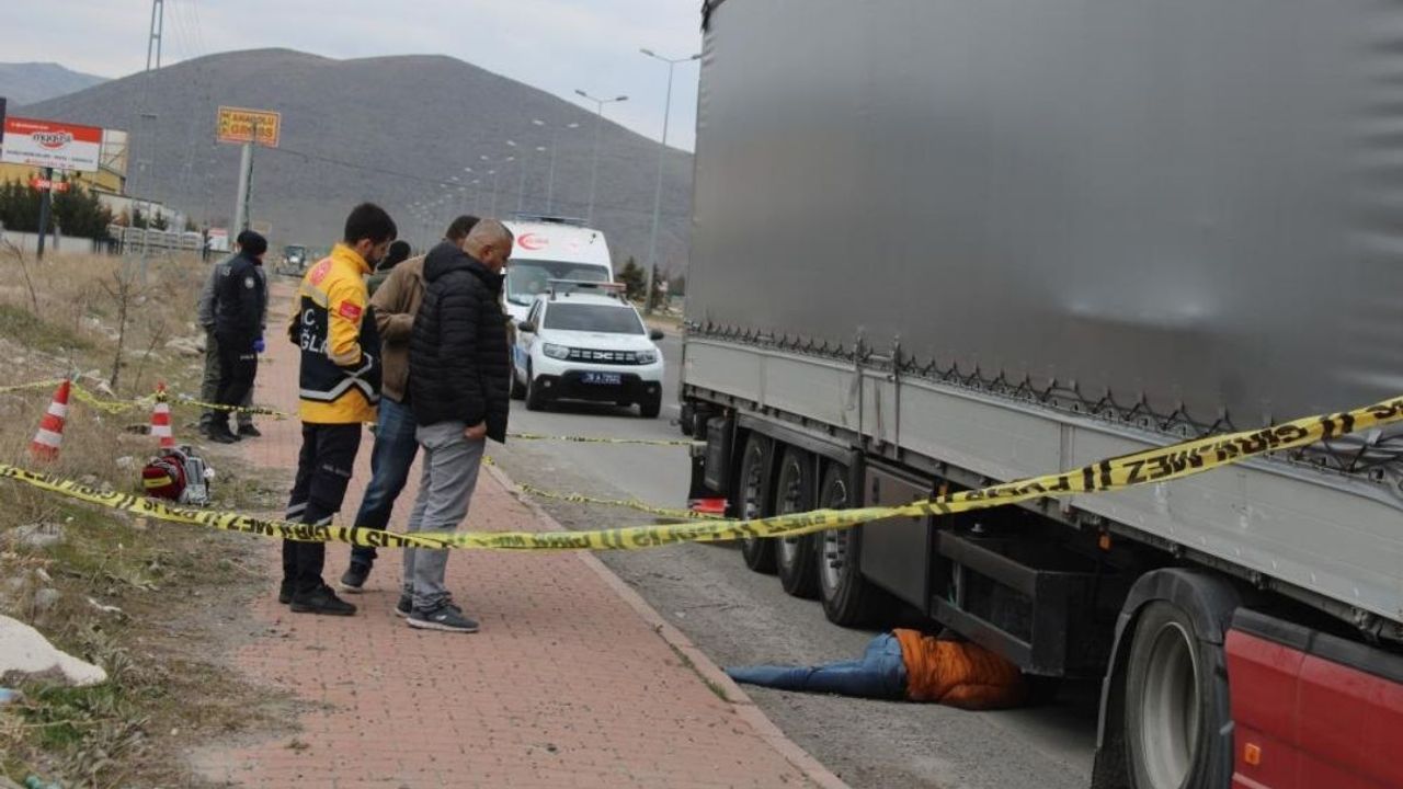 Kayseri OSB’de tırın altında ölü adam bulundu