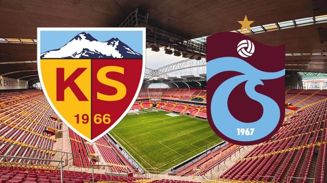 Kayserispor Trabzonspor maçı canlı anlatım