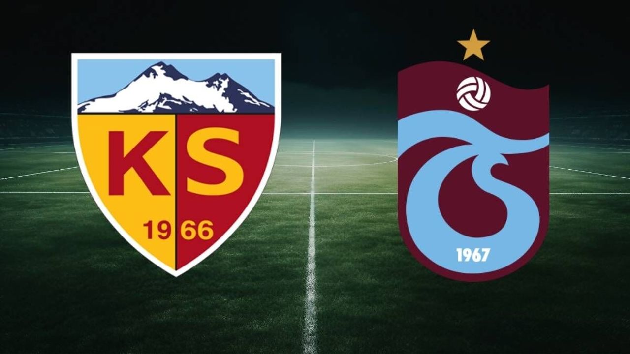 Kayserispor Trabzonspor maçının ilk 11’i belli oldu