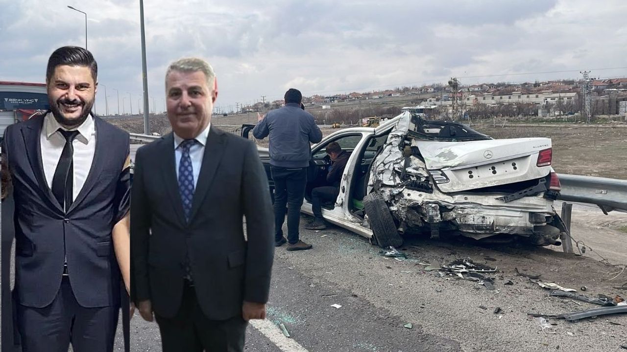 MHP’li Süleyman Korkmaz’ın oğlu trafik kazası geçirdi!