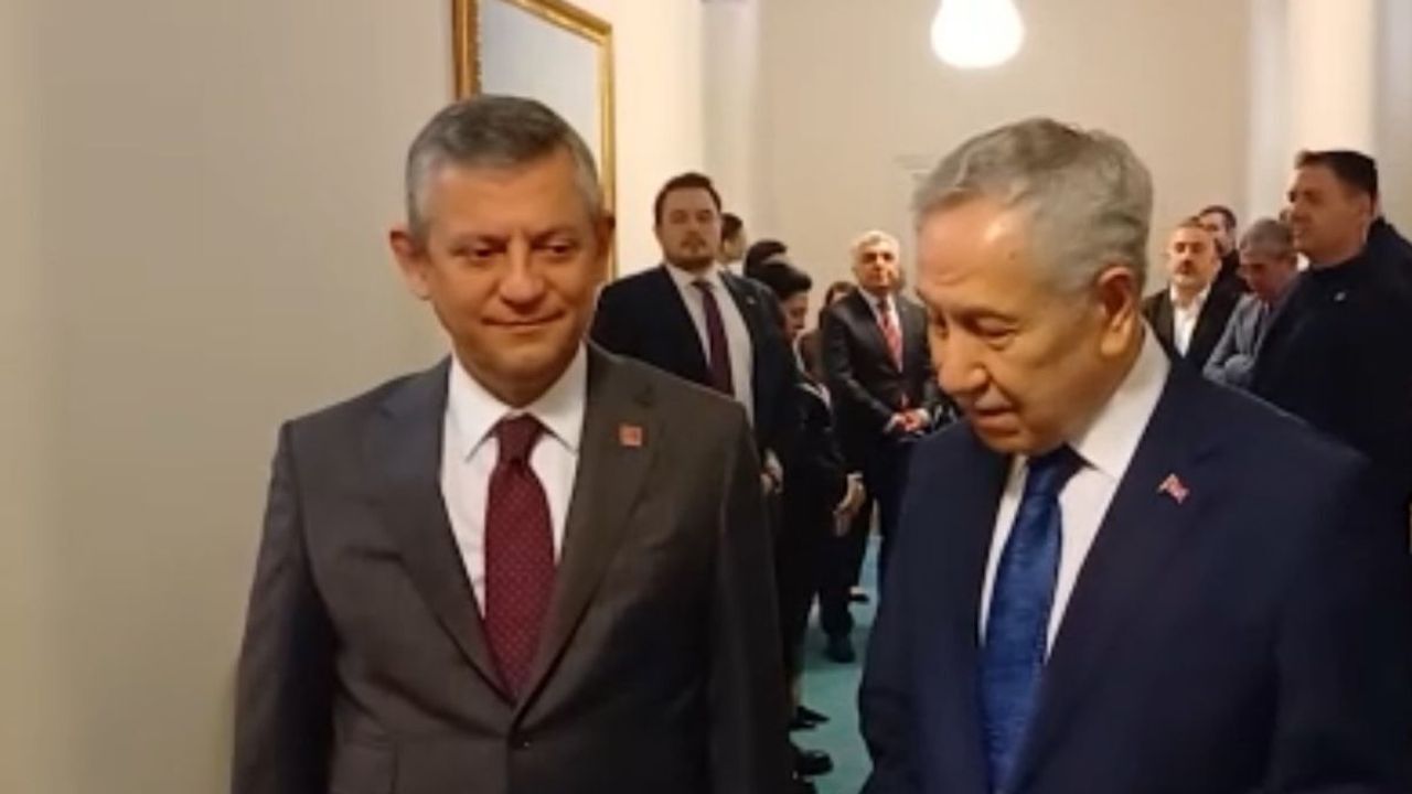 Özgür Özel ve Bülent Arınç Ankara’da bir araya geldi